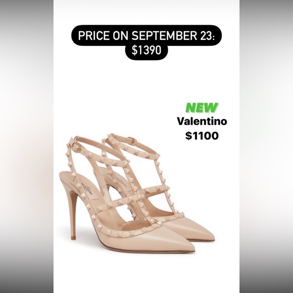 Authentic Valentino Rockstud caged heels - Picture 6 of 7